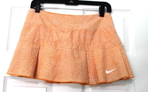 Nike Dri Fit Women’s Skort Small Golf Tennis Pickleball Orange - Picture 1 of 4