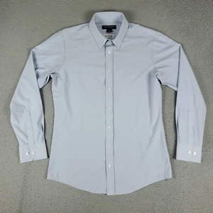 Mizzen + Main Shirt Mens Size Medium Blue Stretch Button Up Long Sleeve *** - Picture 1 of 13