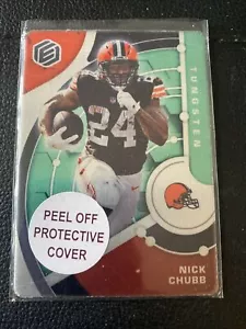 2022 Panini Elements Football Metal Tungsten #/74 Nick Chubb #27 Browns SP - Picture 1 of 2