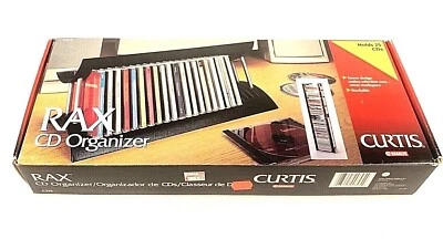 Curtis RAX CD Organizer 25 CD Storage CURTIS ESSELTE 1997 VTG NOS - Image 1 of 4