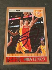 Omer Asik Signed 2013-14 Panini Hoops Card Auto Rockets NBA Autograph COA