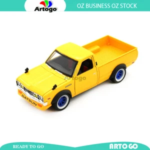 LICENSED Tokyo Modern 1973 Datsun 620 Pick-Up Yellow scale 1:24 model car toy - Picture 1 of 4