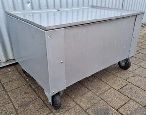 Untergestell Tisch Hocker für Backofen Kombidämpfer fahrbar mit 2 Lenkrollen - Bild 1 von 11