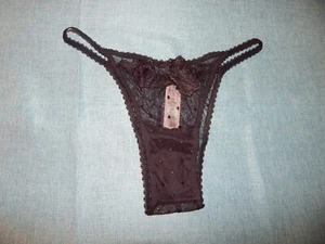 Victoria s Secret L Tanga Brazil  Höschen Unterhose High Leg Brazilian schwarz - Bild 1 von 4