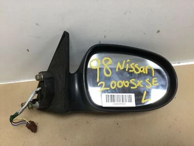 Nissan Sentra 200SX 1995 1999 puerta del conductor izquierda espejo retrovisor eléctrico negro OEM+ Foto 1 de 4