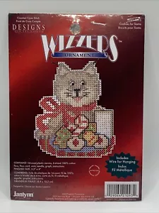 Janlynn Wizzers Ornament COOKIES FOR SANTA Counted Cross Stitch Kit 021-1093 - Picture 1 of 3