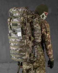Mochila grande táctica ejército 100+10 litros Pixel, mochila grande maletero unive💙💛 - Imagen 1 de 10