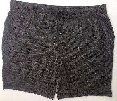 Mens Soft Knit Sleep/Lounge Shorts Gray 3XL or 4XL - Image 1 of 2