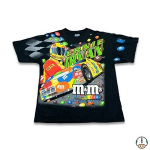 Camiseta De Colección 1999 Ernie Irvan Para Hombres 2XL Negra M&Ms NASCAR Racing Camiseta AOP - Imagen 1 de 10