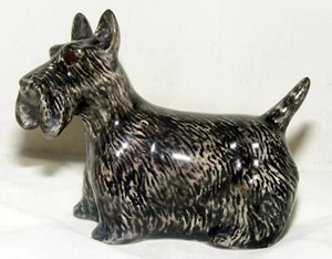 Quail Ceramics Animal Figure Scottie Facing Left 901 - Picture 1 of 6
