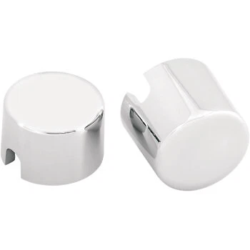 Tapas de eje trasero Harley FX FL 2000-2007 cromadas arrastre especialidades Foto 1 de 2