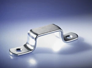 10 x Flachkrampe für Ovalösen 42 x 22 mm, verzinkt, Krampe - Bild 1 von 1