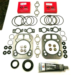 OVERHAUL KIT FITS KOHLER, PISTON RINGS 1.5MM GASKETS & SEALS ECV742 ECV740 EC749 - Picture 1 of 5
