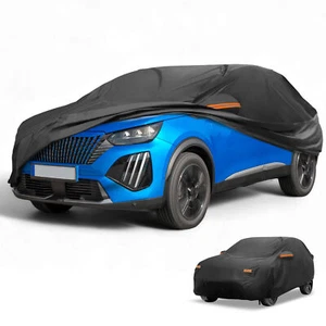 Car Cover Waterproof All Weather for Peugeot 2008 2014-2023 Black 210D-PU - Picture 1 of 8