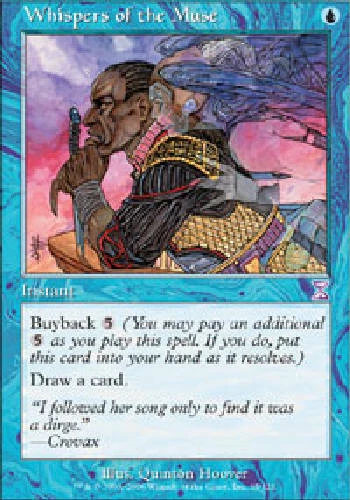 WHISPERS OF THE MUSE X4 4 4X Time Spiral MTG Magic the Gathering Cards DJMagic - Image 1 of 1