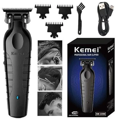Cortadora de pelo eléctrica inalámbrica Kemei-2299 cortadora de pelo profesional Foto 1 de 4