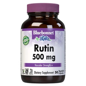 Bluebonnet Rutin 500 mg 50 Veg Capsules - Picture 1 of 8