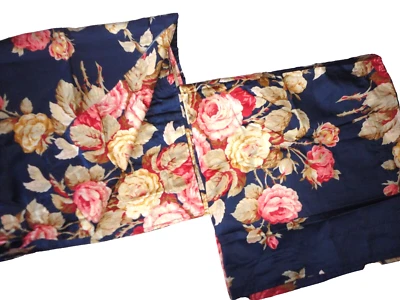 DE COLECCIÓN RALPH LAUREN WINSLOW AZUL ROSA FLORAL (2) FUNDAS DE ALMOHADA ESTÁNDAR 20X26 Foto 1 de 4