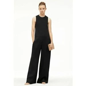 Zara x Narcisco Rodriguez Jumpsuit Schwarz Mixed Media - Bild 1 von 8