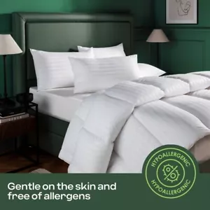 Anti Allergy Microfibre Duvet 13.5 15 16.5 Tog Winter Warm Hotel Quality Quilt - Picture 1 of 37