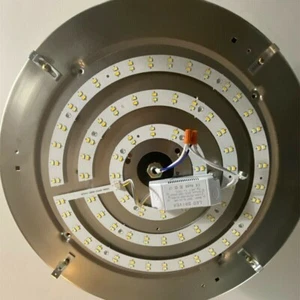 42" Retractable Ceiling Fan Light Kit 3 Color Changes 36W Led Driver Led Panel - Picture 1 of 6