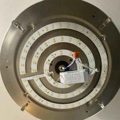 Kit de luces de ventilador de techo retráctil 42" 3 cambios de color 36W panel LED controlador Foto 1 de 4