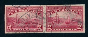 drbobstamps US Scott #373 Used Pair Stamps Cat $60 - Picture 1 of 2