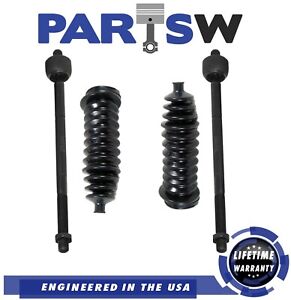 4 New Pc Inner Tie Rod Ends Tie Rod Boots for Dodge Caravan and Chrysler Voyager