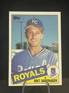 1985 Topps Bret Saberhagen #23 Rookie RC — ROYALS - Picture 1 of 1