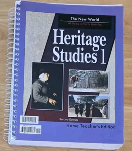 BJU Press Heritage Studies 1 Second ed Curriculum Homeschool Teacher's Edition - Picture 1 of 1