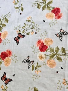 Lenox Schmetterlingswiese Blumen rechteckige Tischdecke 80"x 53 - Bild 1 von 3
