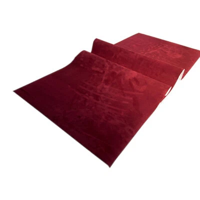 29,33€/m² Mikrofaser stoff folie Wildleder Optik Stretch Weinrot Selbstklebend - Bild 1 von 3