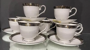 Lenox..Vintage Jewel...Set of (2) Cups & Saucers..New / Labels...(3) Sets of Two - Picture 1 of 15