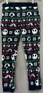 Disney Tim Burton's The Nightmare Before Christmas Jogger Pajama Pants Size M - Picture 1 of 8
