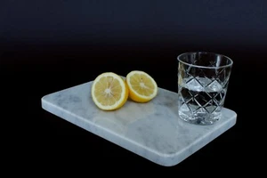 Tagliere Marmo Bianco di Carrara - Made in Italy - Foto 1 di 4