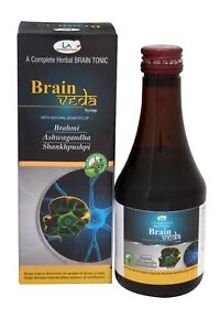 La Nutra's Brain Veda Tonic | Organic, Natural & Safe Formulation - (Pack of 3)