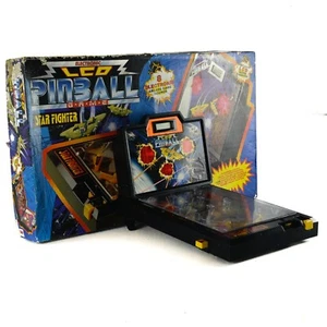 STAR FIGHTER Table Top Arcade Electronic LCD Pinball Game Vintage Starfighter - Picture 1 of 12