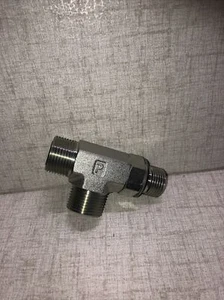 Parker 16 R50L0-S Seal-Lok-S Straight Thread Run Tee - 5 Pack - Picture 1 of 5