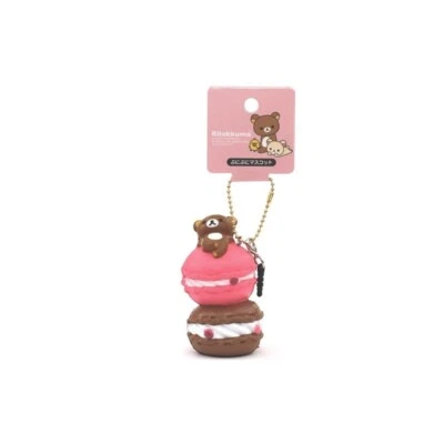 Raro autentico RILAKKUMA IMPILATO MACARONS Squishy charm GIAPPONE così carino - Immagine 1 di 2