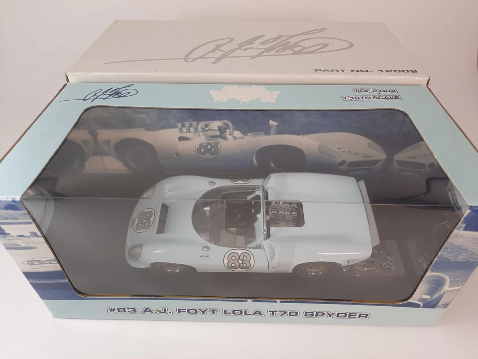 GMP Lola Daytona Air T70 Spyder #83 A.J. Foyt 1969 1/18 12009 - Immagine 1 di 4