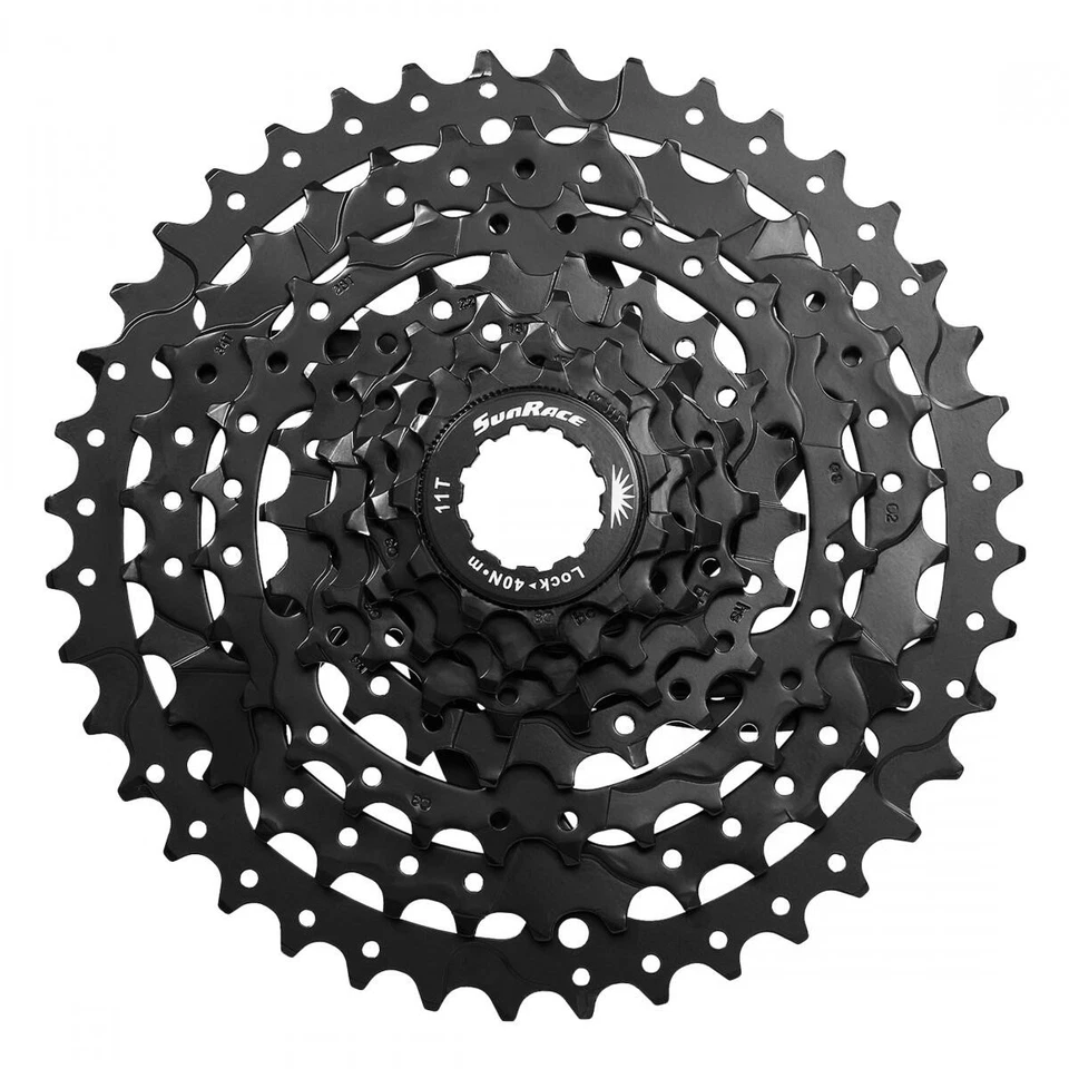 CASSETTE BICICLETA SUNRACE SUNRACE CSM680 11-40 BK 8s Foto 1 de 1
