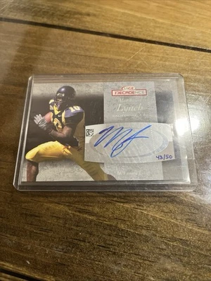 2007 SAGE Decadence - Autógrafos Marshawn Lynch #A8 Prata /50 (AU, RC) - Imagem 1 de 2