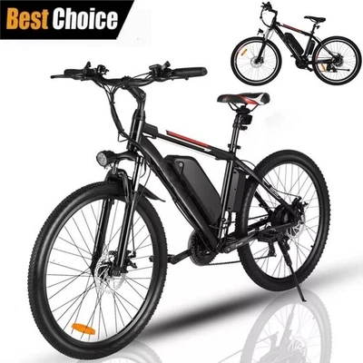 MARKENLOS E-Bike Damen Herren E-Mountainbike 26 Zoll Elektrofahrrad E Fahrrad 250W ebike
