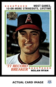 2001 Topps Archives #6 NOLAN RYAN California Angels HOF NM - Picture 1 of 4