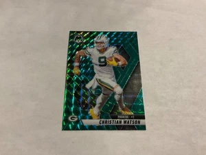 2025 Panini Mosaic Green Prizm Christian Watson Green Bay Packers #242 - Picture 1 of 2