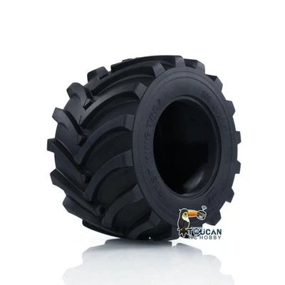 Neumático de goma 135X80MM para cargador hidráulico 1/14 JDM198 ZW370 RC JDM-166 pieza Foto 1 de 4