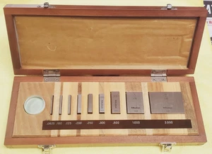 Juego de bloques de calibre Mitutoyo BE1-9-2 Gr 2.  516-930 Excelente Estado. Calibración - Imagen 1 de 4
