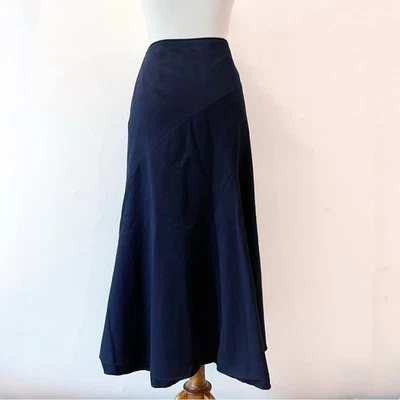 Falda Dries Van Noten Azul Marino Lana Línea A Talla 40 Foto 1 de 4