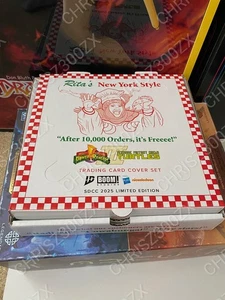 SDCC 2025 Boom Mighty Morphin Power Rangers TMNT III Ashcan All Covers Pizza Box - Picture 1 of 9
