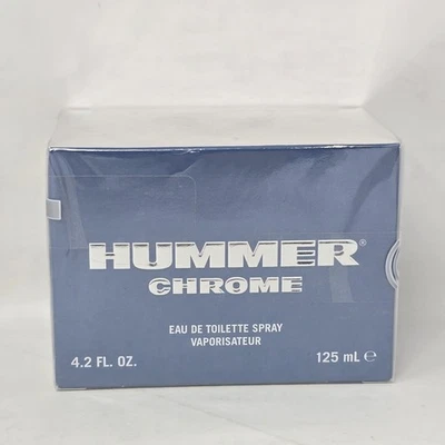 Colonia HUMMER CROMO para hombre EDT 4,2 oz nueva en caja sellada Foto 1 de 4